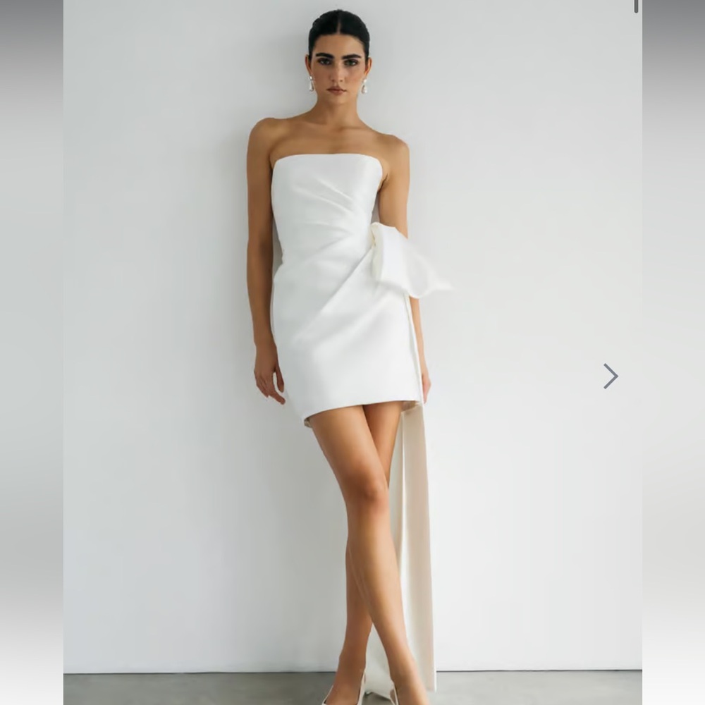 NWT Jenny Yoo Winnie little white dress
